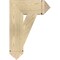 Ekena Millwork Traditional Arts & Crafts Rough Sawn Bracket, Douglas Fir, 6"W x 18"D x 26"H BKT06X18X26TRA03RDF - alternate 3